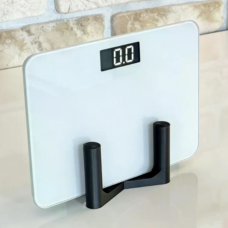 Home Bathroom Scales - Plastic Weight Scale Stand Space-Saving Bathroom