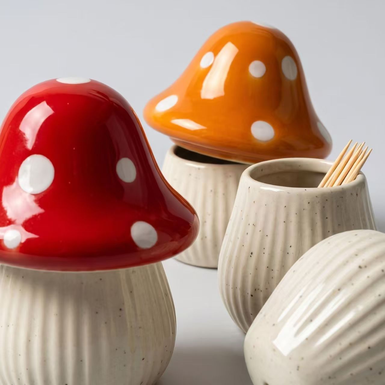Cartoon Mushroom Ceramic Stora - огляд і ціна Home Design Bathroom