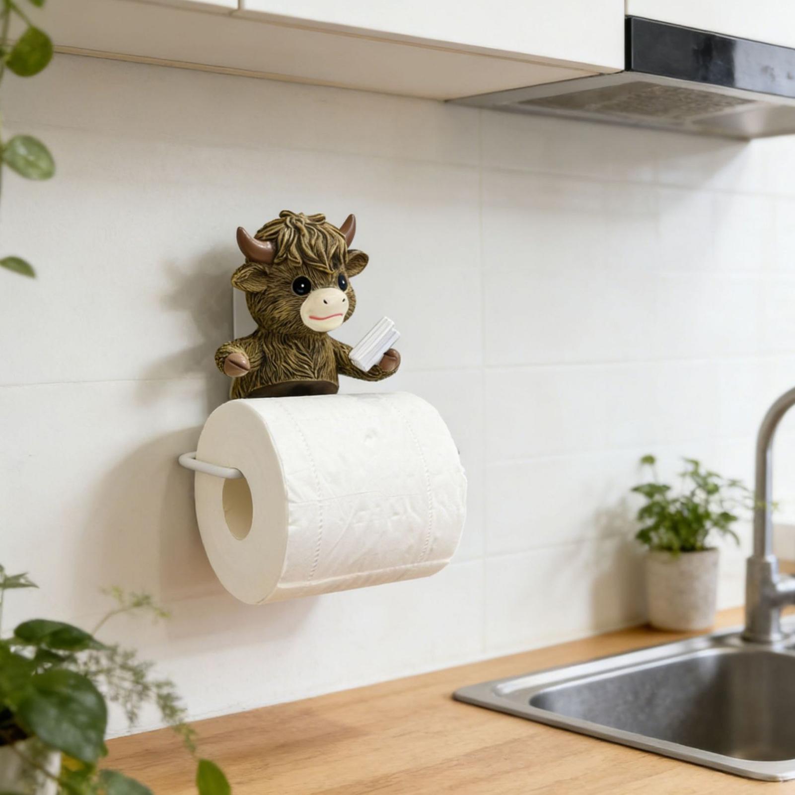 Mount Cow Stand Toilet Roll Ho - огляд і ціна Home Bathroom Paper Towel Holder