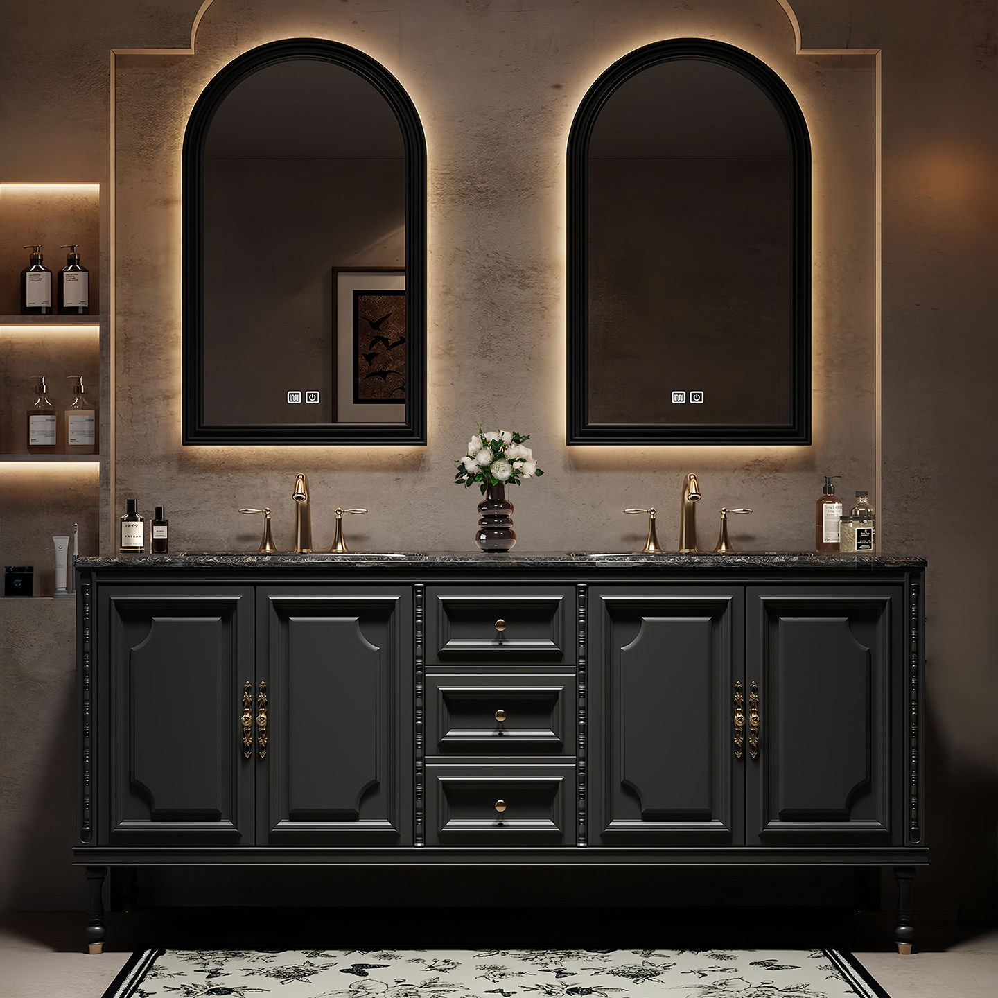 Luxury Floor Bathroom Cabinet  - огляд і ціна Home Bathroom Partition Wall