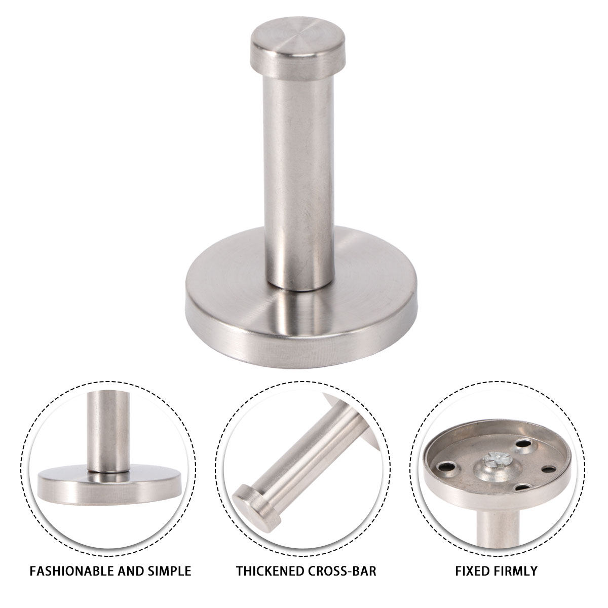 6Pcs Metal Hooks Stainless Ste - огляд і ціна Home Design Bathroom