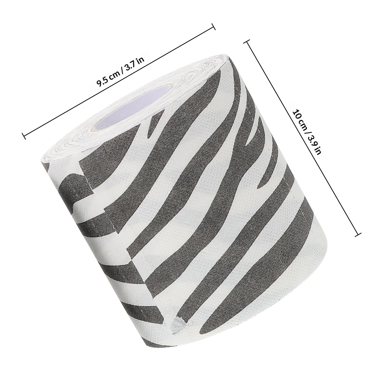 2Pcs Zebra Print Toilet Paper  - огляд і ціна Home Design Bathroom