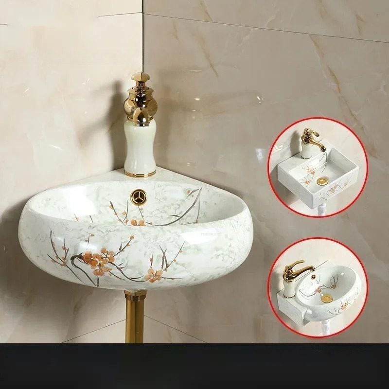 & Ceramic Corner Triangle Wall - огляд і ціна Home Design Bathroom