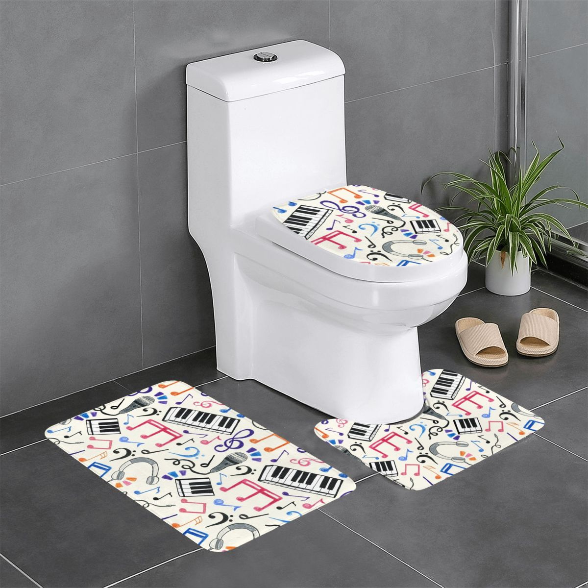 Good Beats - Music Notes & Sym - огляд і ціна Home Goods Bathroom Sets