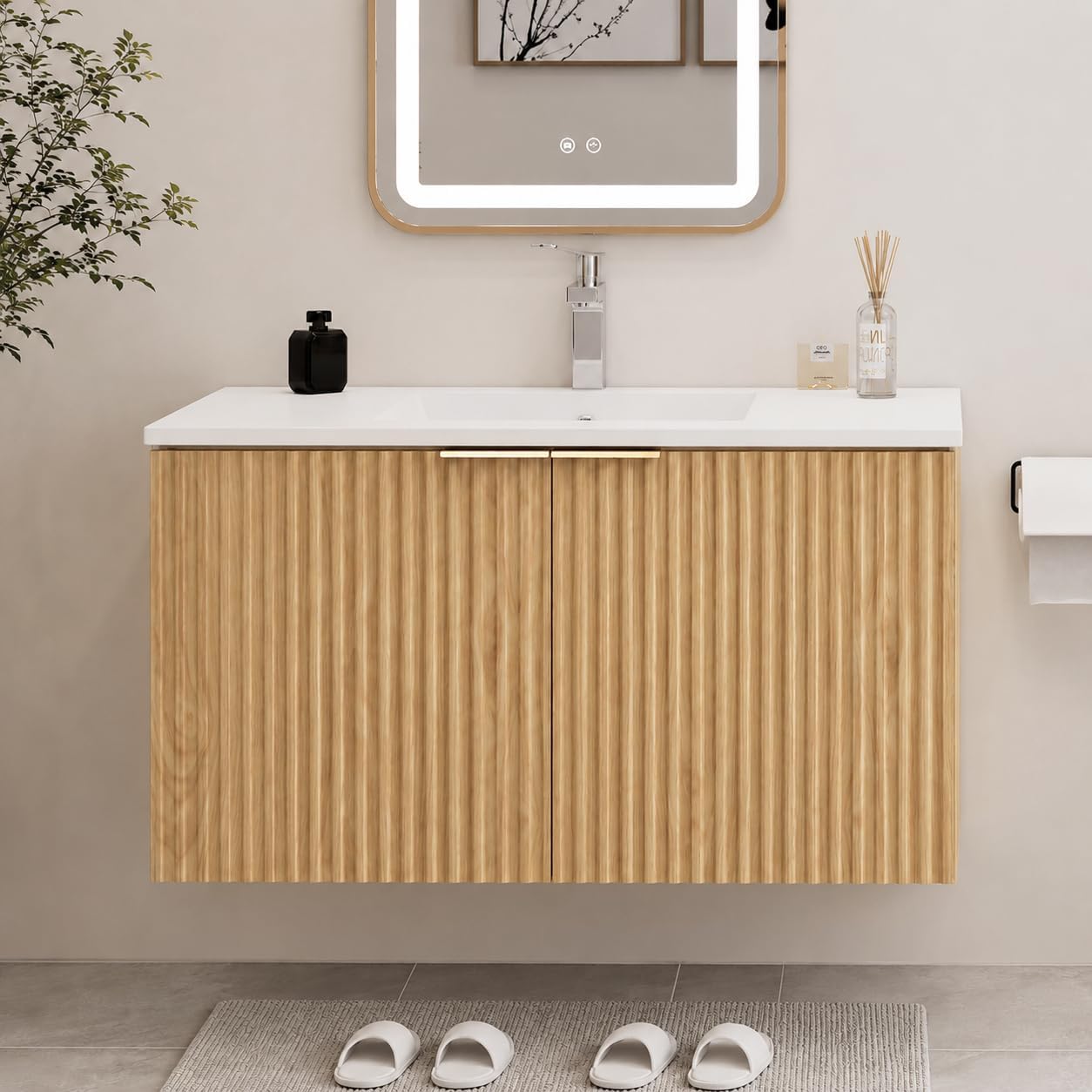 Modern Floating Bathroom Vanit - огляд і ціна Home And Bathroom
