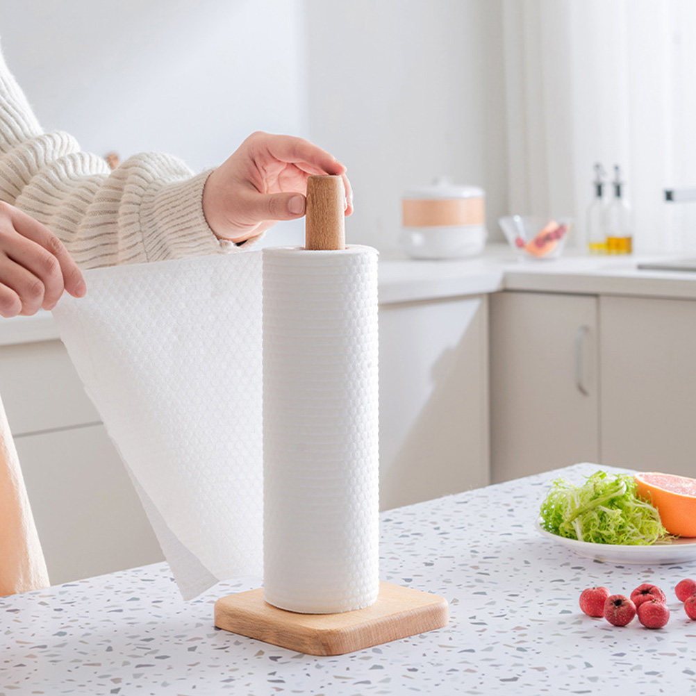 Wood Paper Towel Holder Sturdy - огляд і ціна Home Bathroom Paper Towel Holder