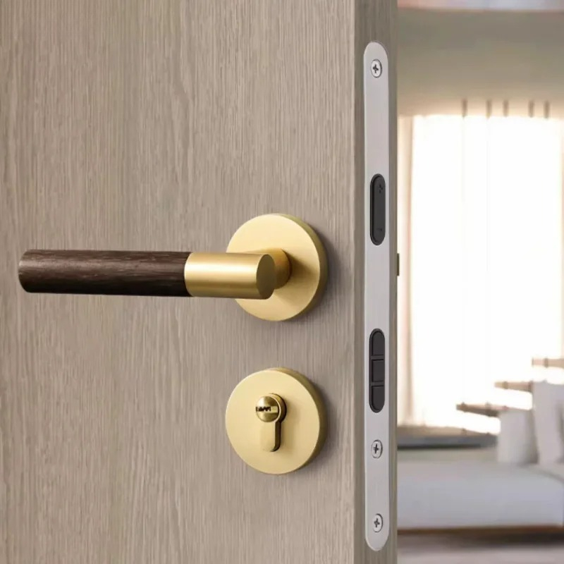 Wooden Door Handle Zinc Silent - огляд і ціна Home Hardware Bathroom Accessories