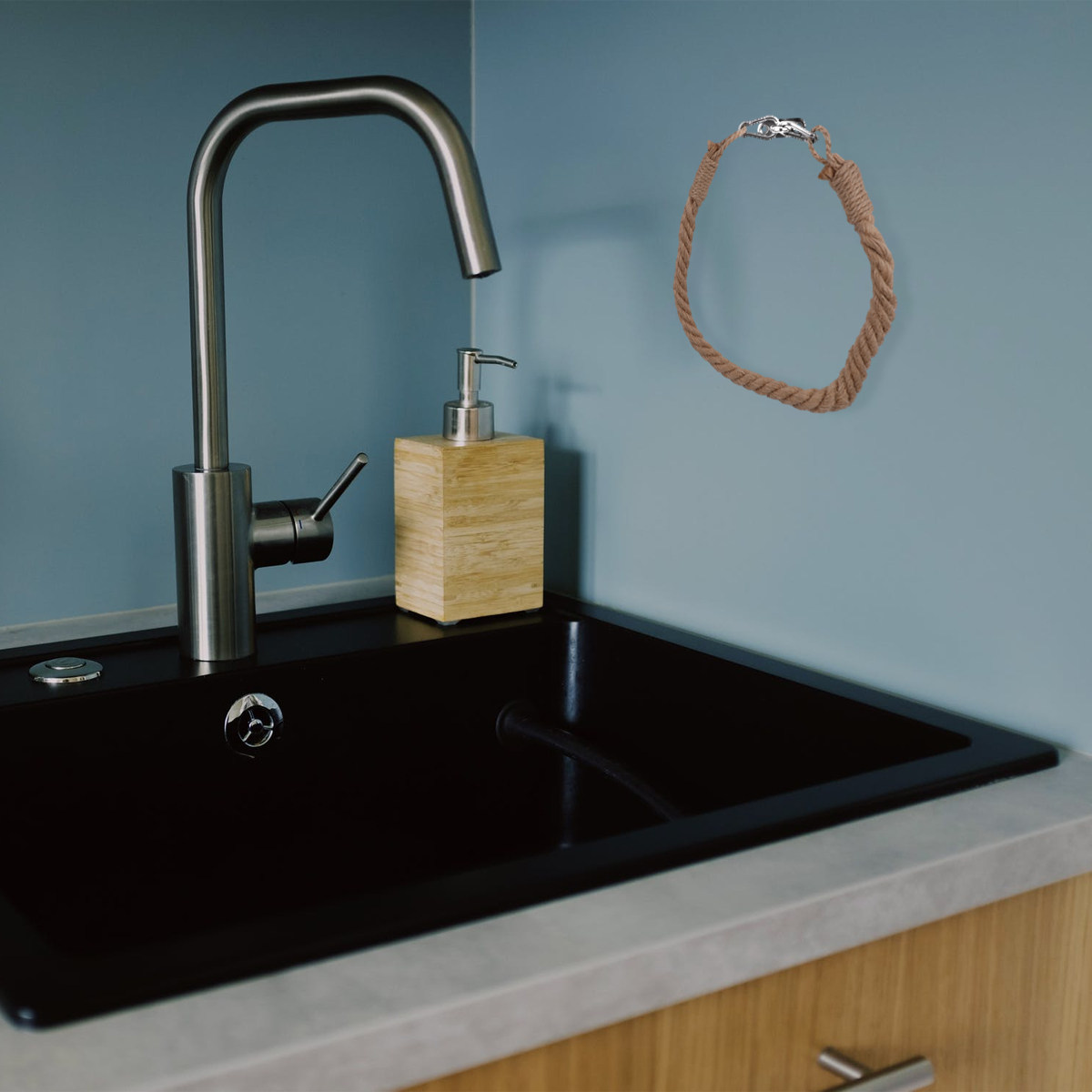 Handcrafted Nautical Rope Toil - огляд і ціна Home Bathroom Paper Towel Holder