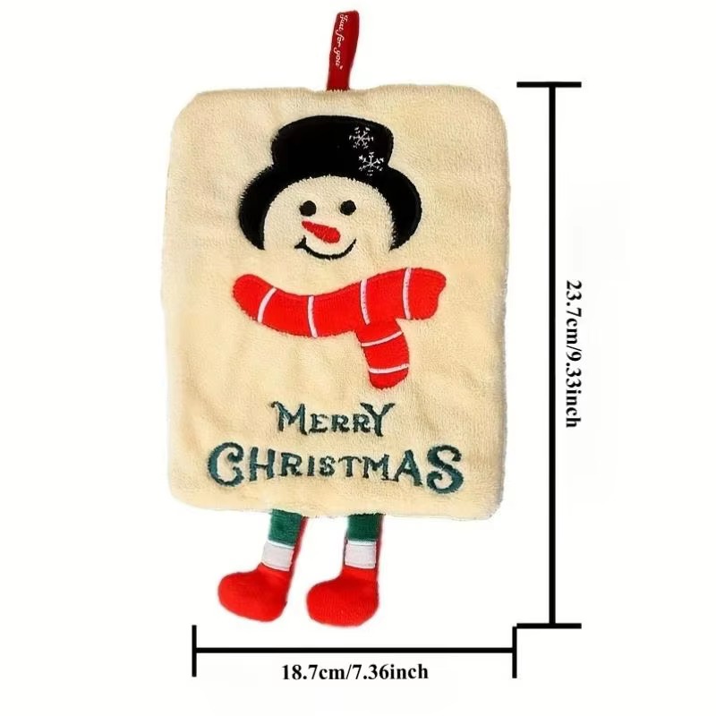 Xmas Hanging Hand Towel Coral  - огляд і ціна Home Design Bathroom