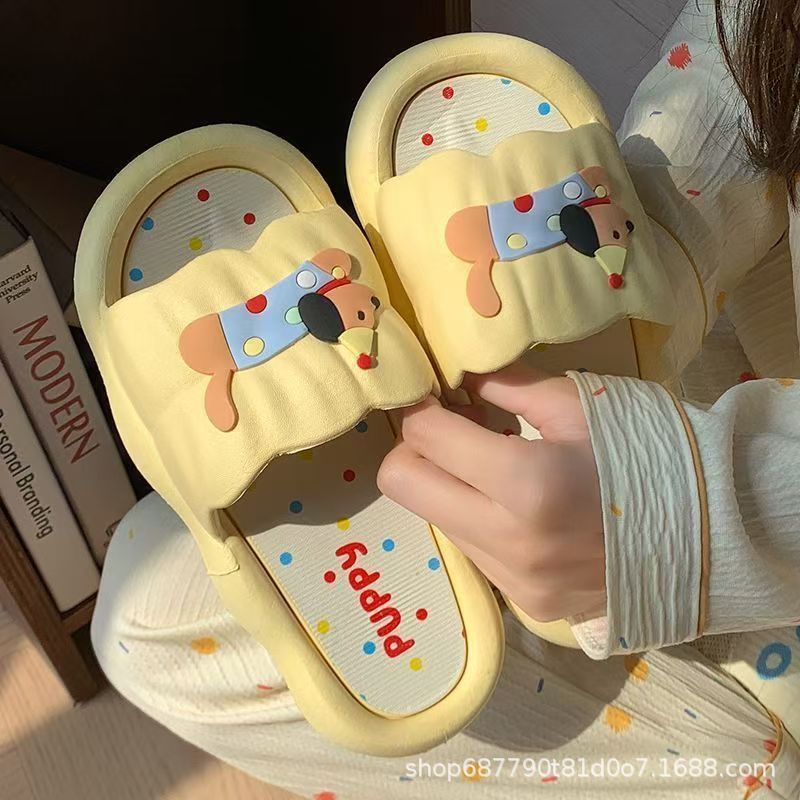 Cartoon Hot Dog Slippers for W - огляд і ціна Your Home Bathroom