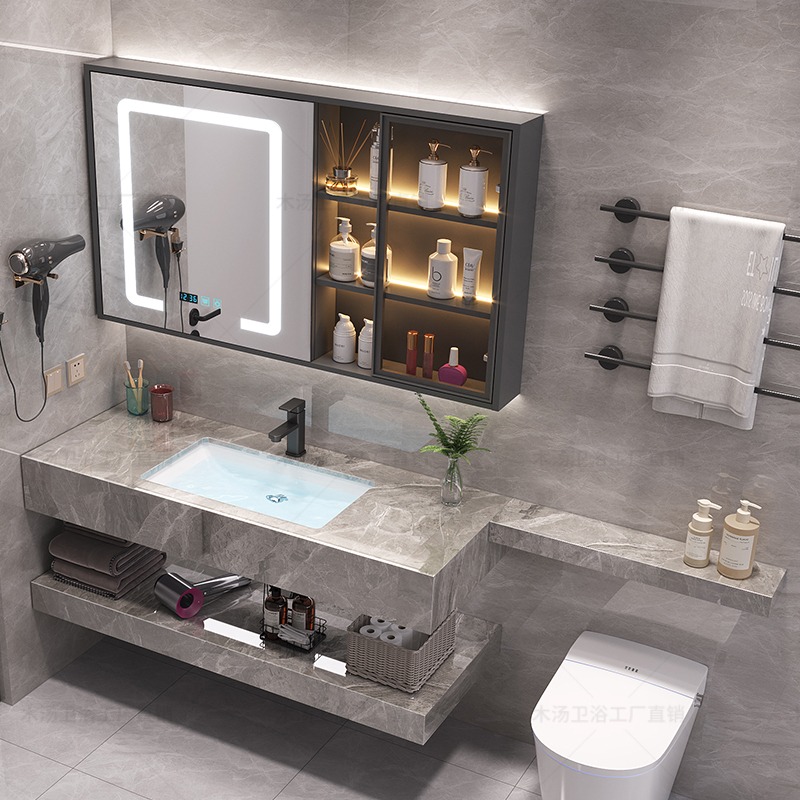 Vanity Mirror Cupboard Makeup  - огляд і ціна Home Bathroom Partition Wall