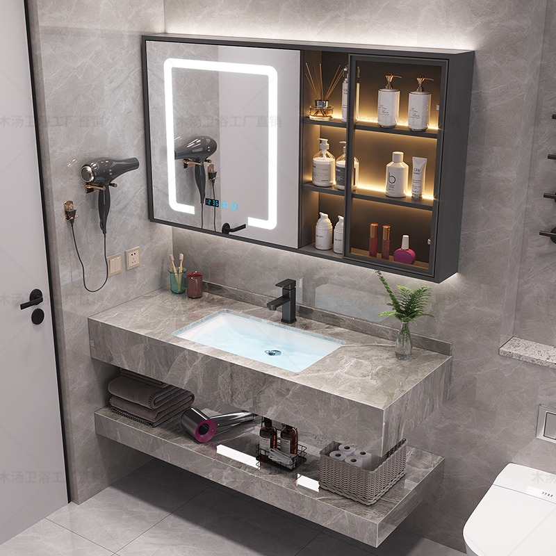 Vanity Mirror Cupboard Makeup  - огляд і ціна Home Bathroom Partition Wall