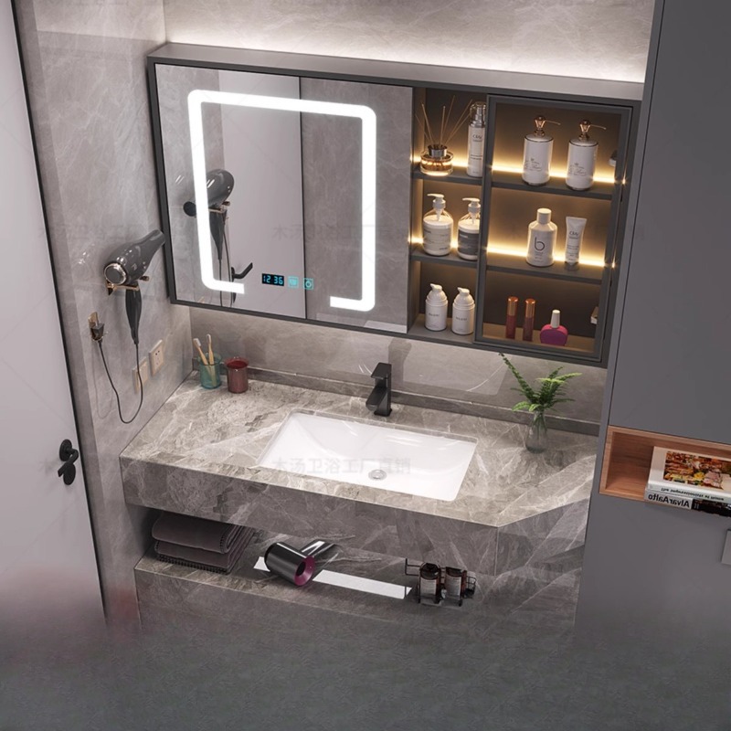 Vanity Mirror Cupboard Makeup  - огляд і ціна Home Bathroom Partition Wall