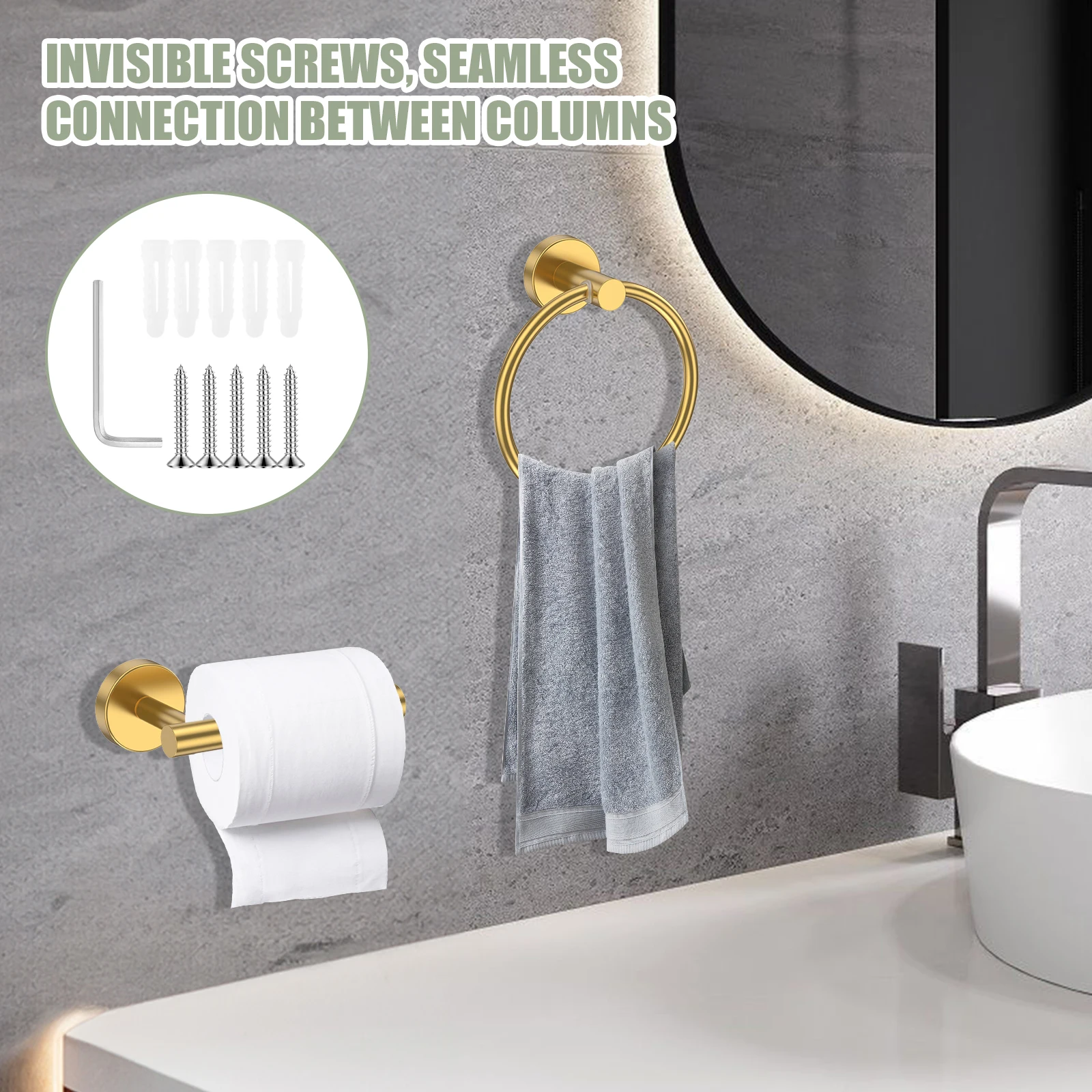 2Pcs Toilet Paper Holder and T - огляд і ціна Home Hardware Bathroom Accessories