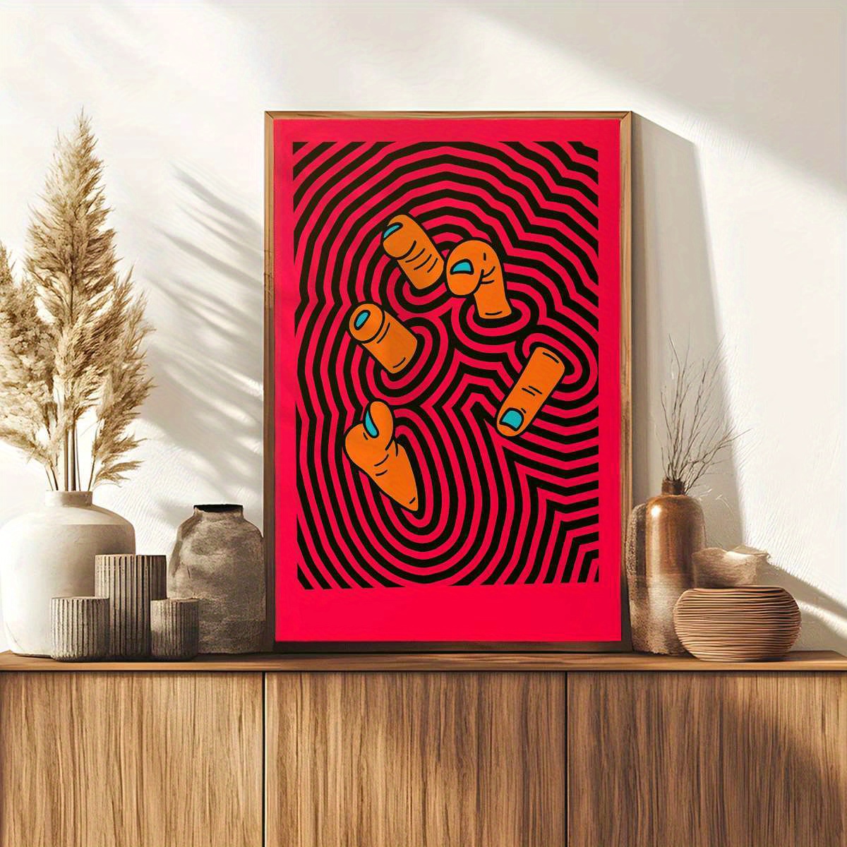Modern Abstract Finger Art Pos - огляд і ціна Home Design Bathroom