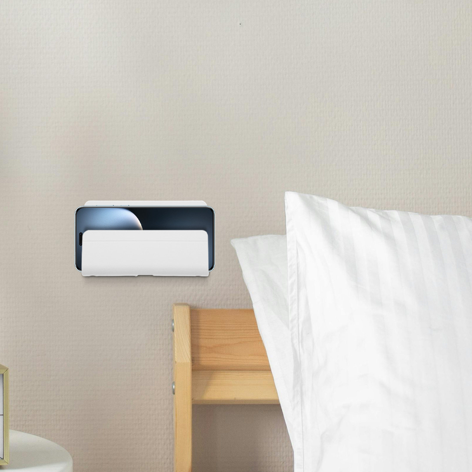 2Pcs Wall Mount Phone Rack Stu - огляд і ціна Home And Bathroom