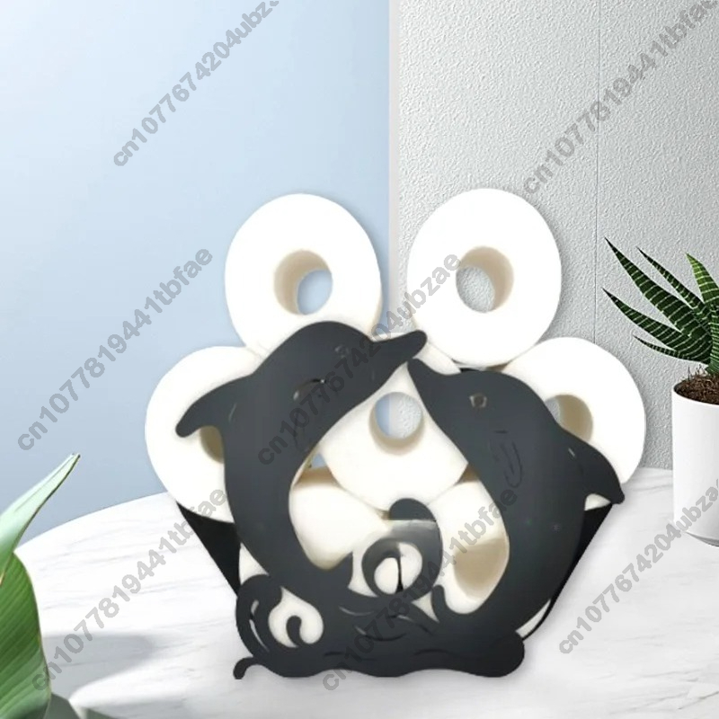 Metal Dolphin Toilet Paper Hol - огляд і ціна Home Bathroom Paper Towel Holder