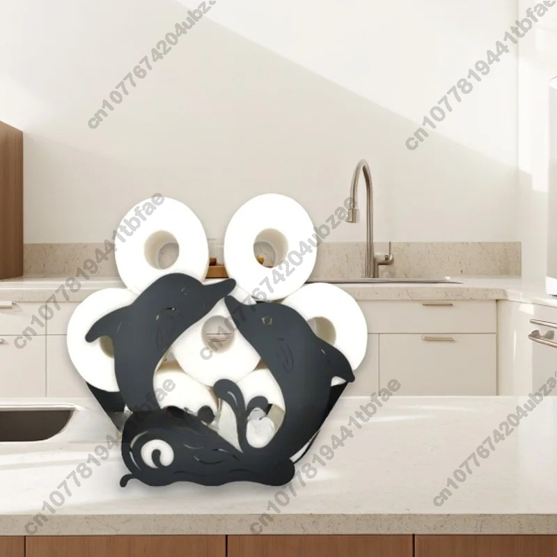 Metal Dolphin Toilet Paper Hol - огляд і ціна Home Bathroom Paper Towel Holder