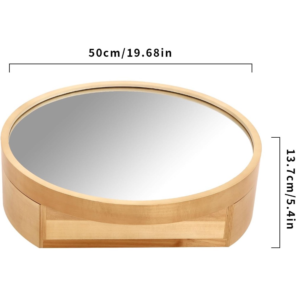 Dual-Purpose Wall-Mounted Wood - огляд і ціна Bathroom Cabinet Mirror