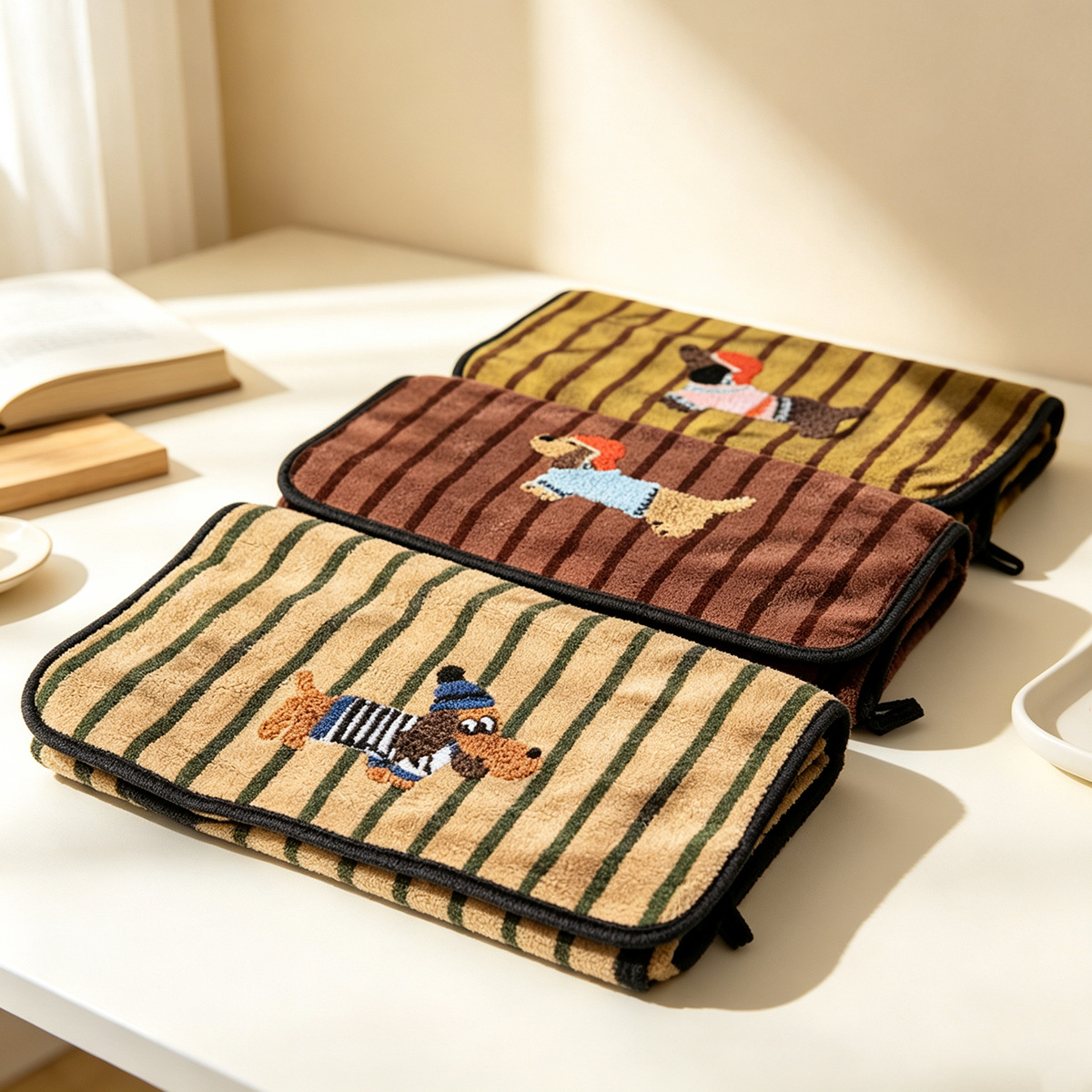 2pcs/Set  Coral Fleece Towel D - огляд і ціна Home Goods Bathroom Sets
