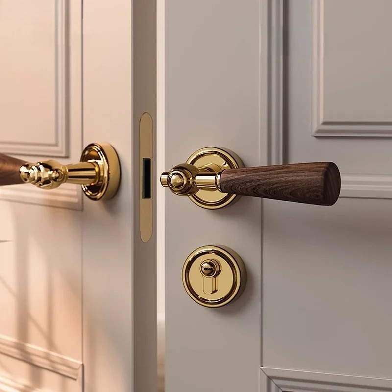 Walnut Wood Handle Zinc Alloy  - огляд і ціна Home Hardware Bathroom Accessories