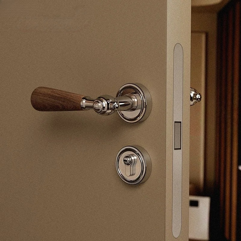Walnut Wood Handle Zinc Alloy  - огляд і ціна Home Hardware Bathroom Accessories