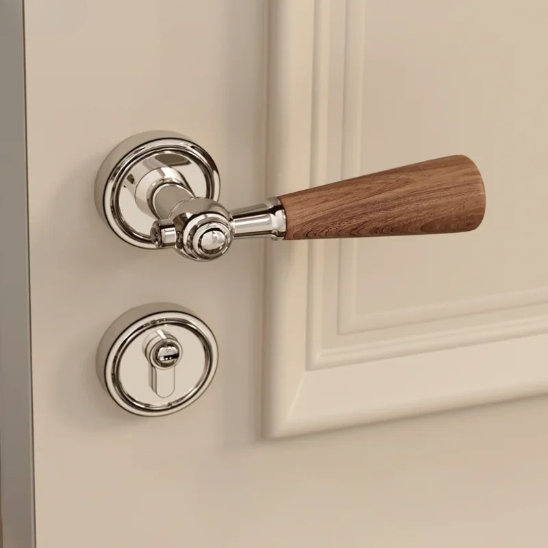 Walnut Wood Handle Zinc Alloy  - огляд і ціна Home Hardware Bathroom Accessories