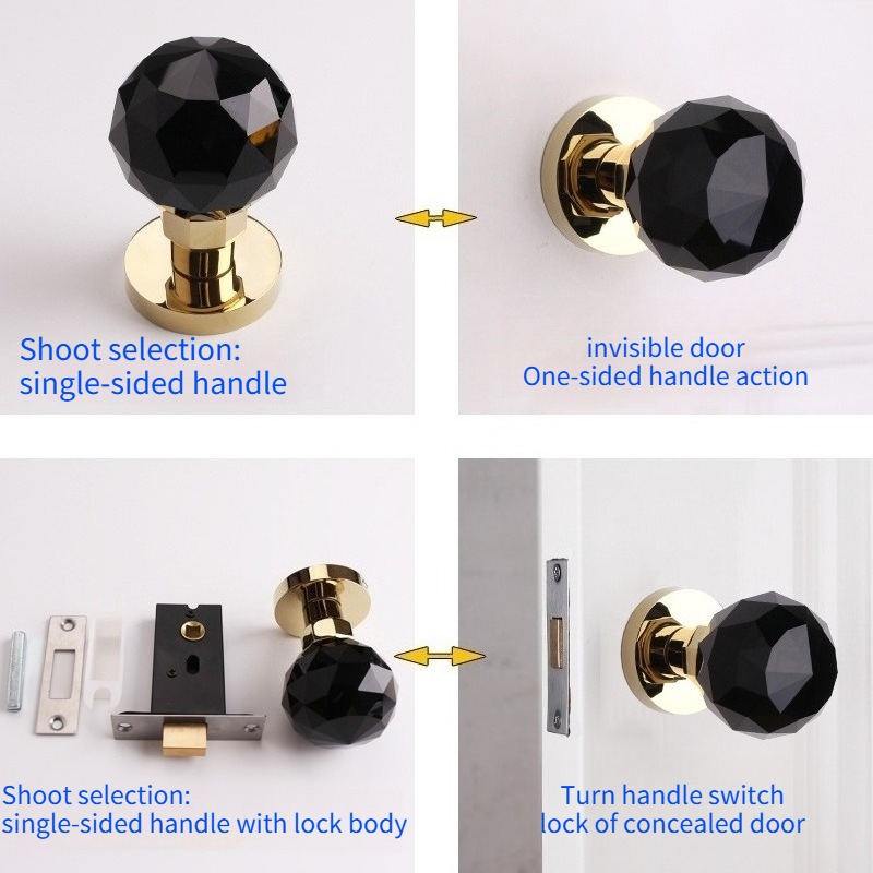 Crystal Glass Spherical Lock B - огляд і ціна Home Hardware Bathroom Accessories