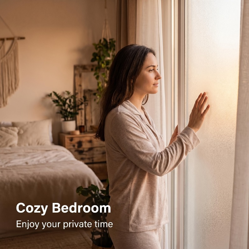 Pure White Frosted Privacy Win - огляд і ціна Home Design Bathroom