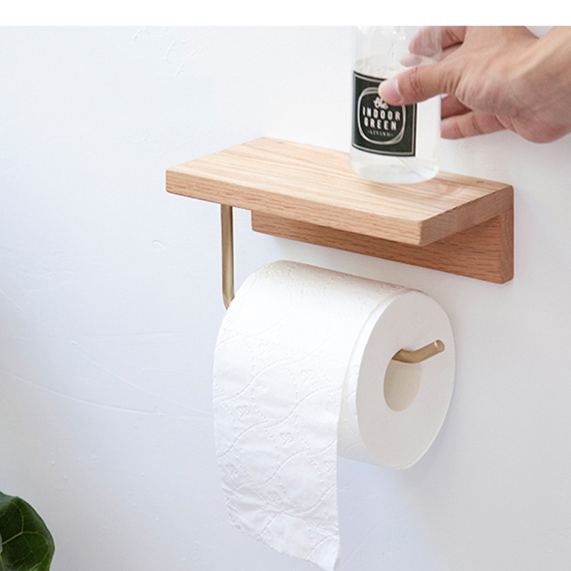 Wooden Tissue Holder Roll Pape - огляд і ціна Home Bathroom Paper Towel Holder
