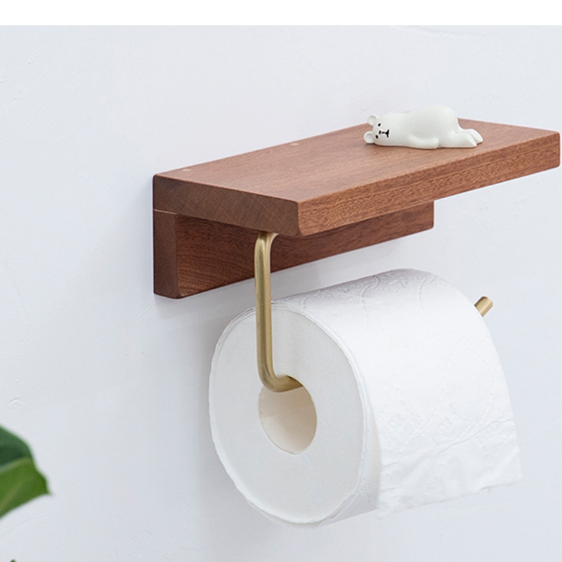 Wooden Tissue Holder Roll Pape - огляд і ціна Home Bathroom Paper Towel Holder